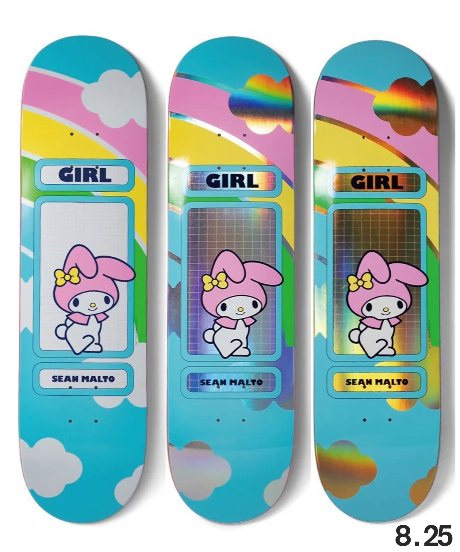 GIRL ガール スケートボード デッキ 8.0,8.25inch HELLO KITTY
