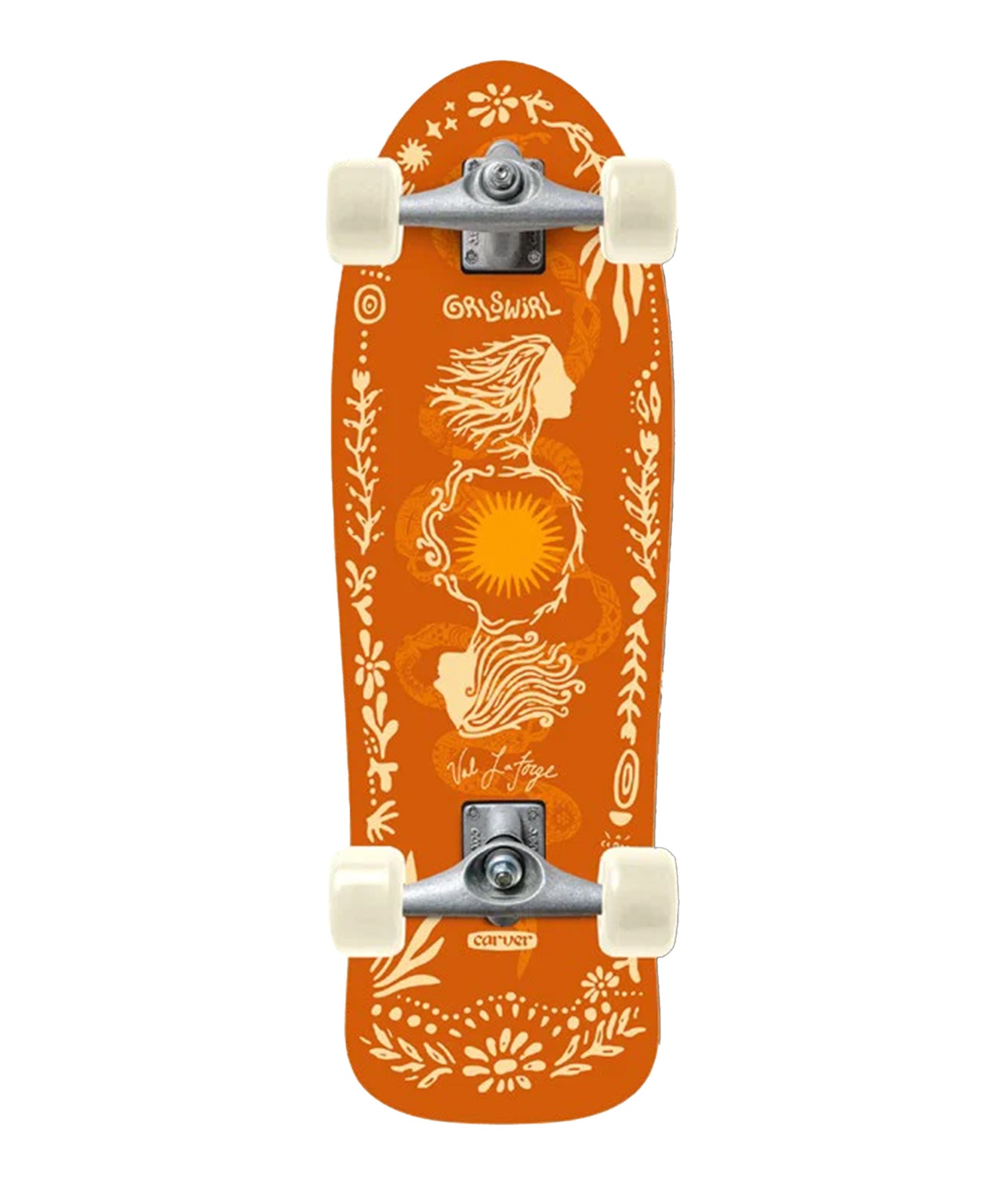 CARVER カーヴァー GRLSWIRL SUNFLOWER CX サーフ スケートボード