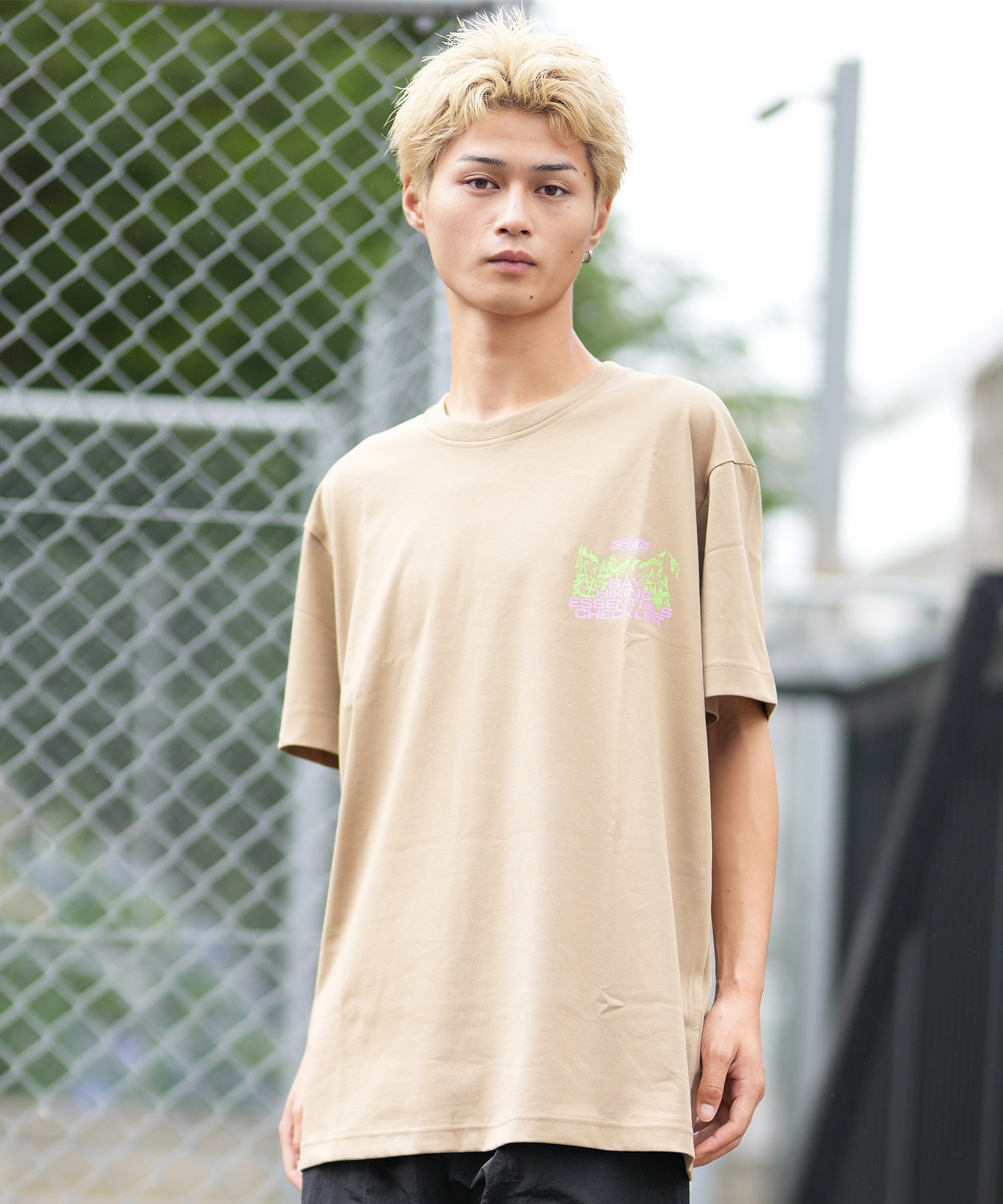 KEEN キーン 半袖 Tシャツ メンズ バックプリント OC RP PACKING LIST
