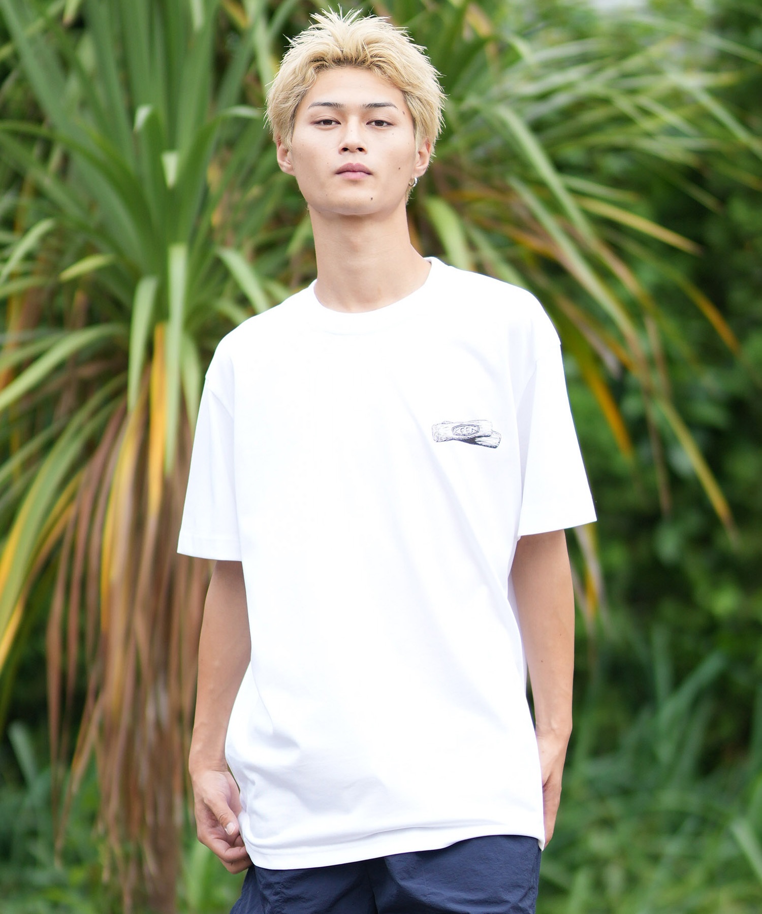 KEEN キーン 半袖 Tシャツ メンズ バックプリント OC RP SIGNBOARD TEE
