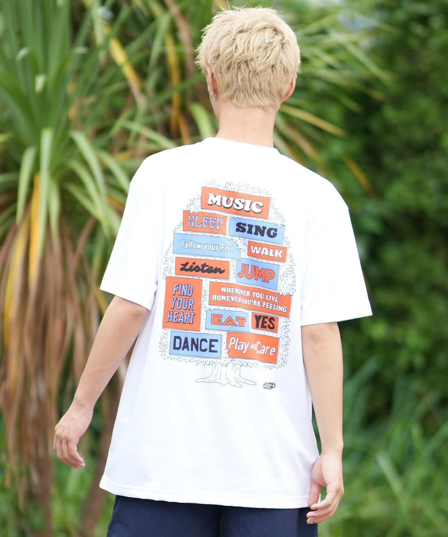 KEEN キーン 半袖 Tシャツ メンズ バックプリント OC RP SIGNBOARD TEE