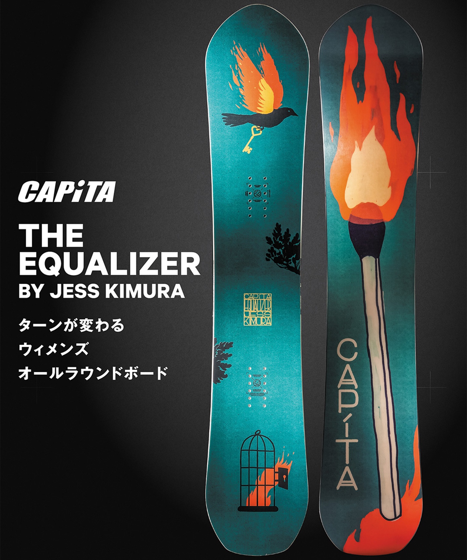 CAPITA キャピタ ザ イコライザー THE EQUALIZER スノーボード 板
