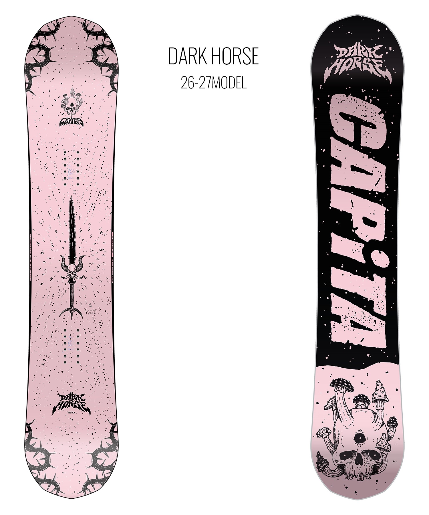 CAPITA キャピタ ダークホース DARK HORSE スノーボード 板 メンズ 26