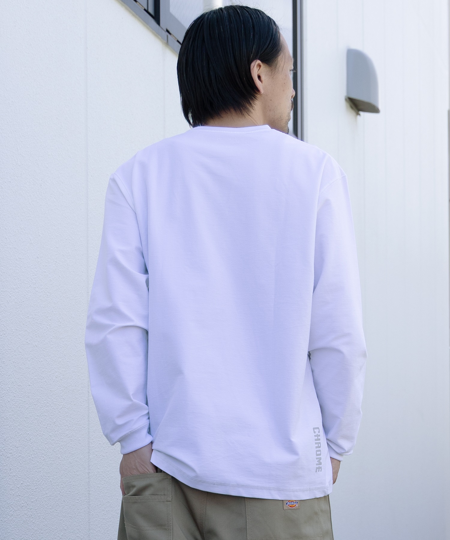 CHROME クローム 長袖 Tシャツ ロンT メンズ UVカット 接触冷感 遮熱