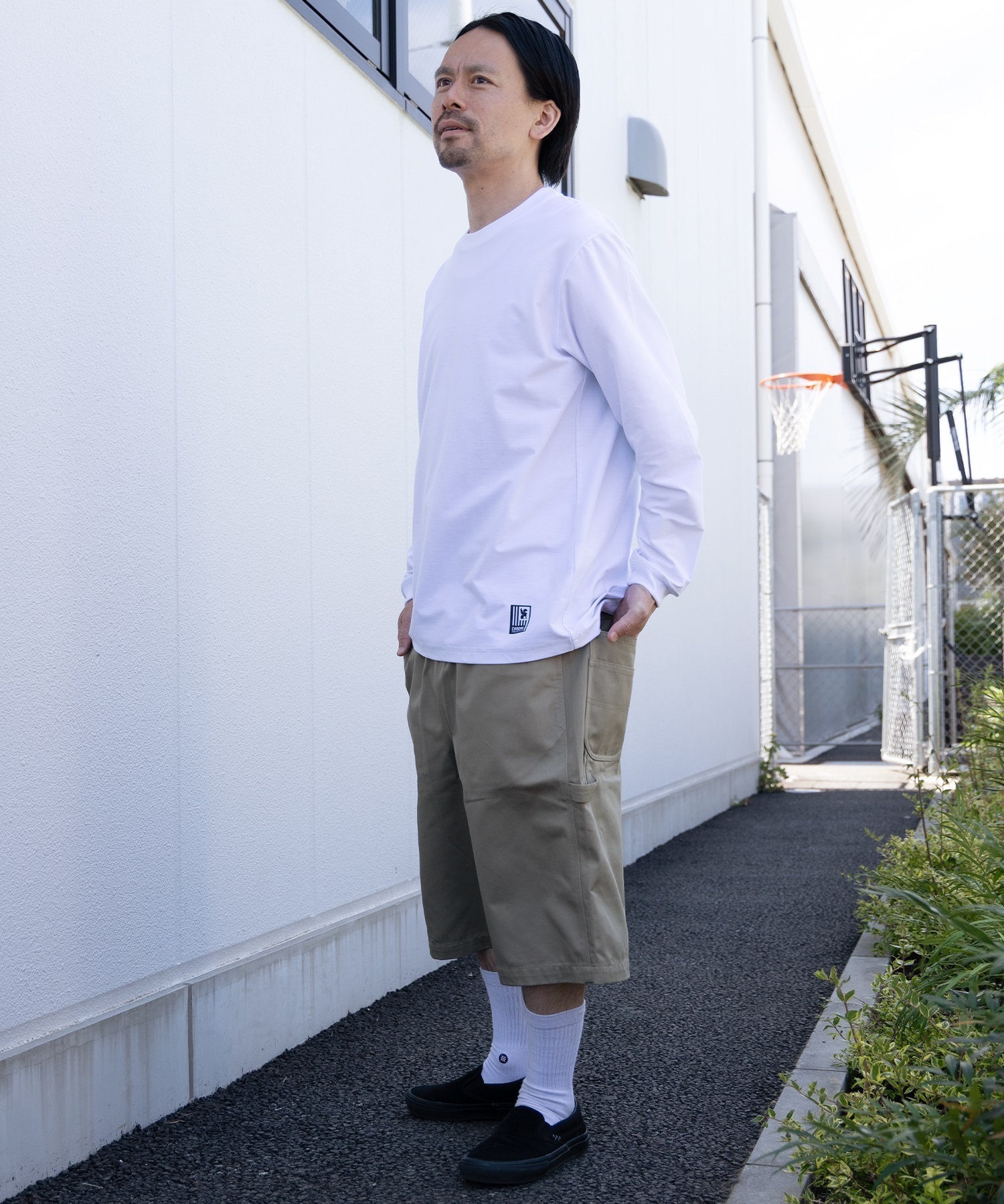CHROME クローム 長袖 Tシャツ ロンT メンズ UVカット 接触冷感 遮熱