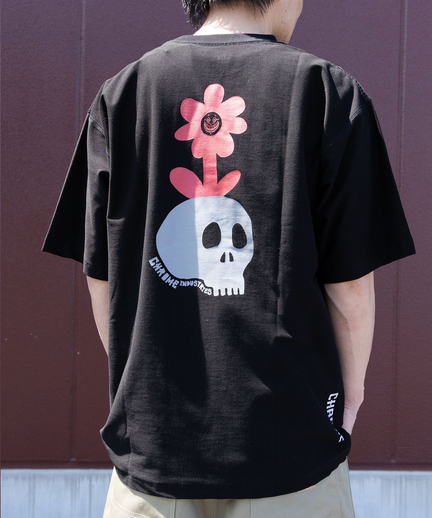 CHROME クローム 半袖 Tシャツ メンズ UVカット 接触冷感 遮熱 JP284BK