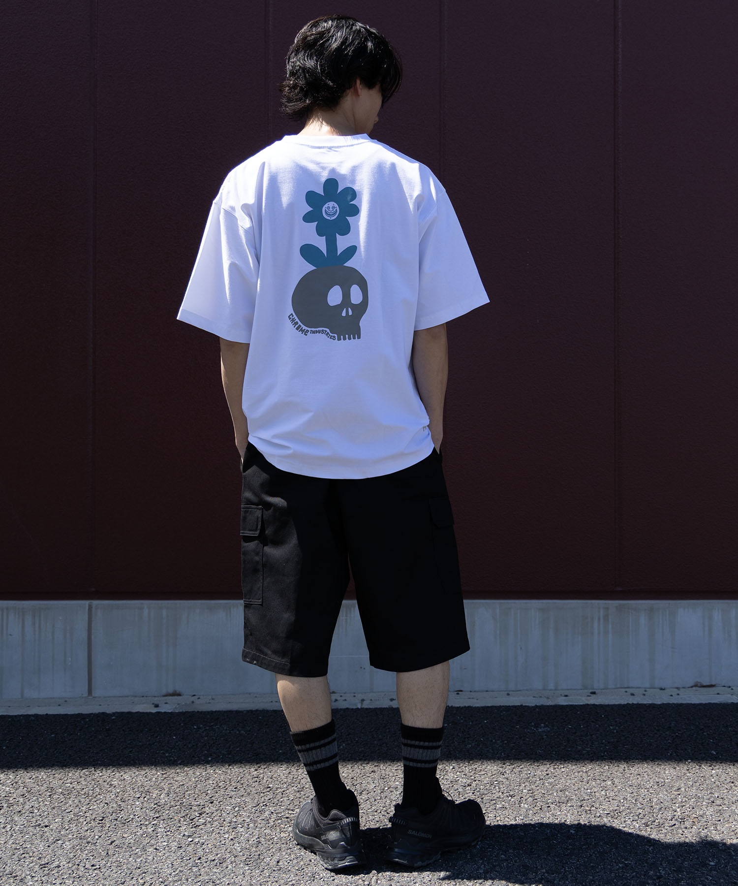 CHROME クローム 半袖 Tシャツ メンズ UVカット 接触冷感 遮熱 JP284WH
