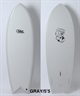 CRIME クライム キールフィッシュ ショートボード  サーフボード(GRAY-5.05ft)