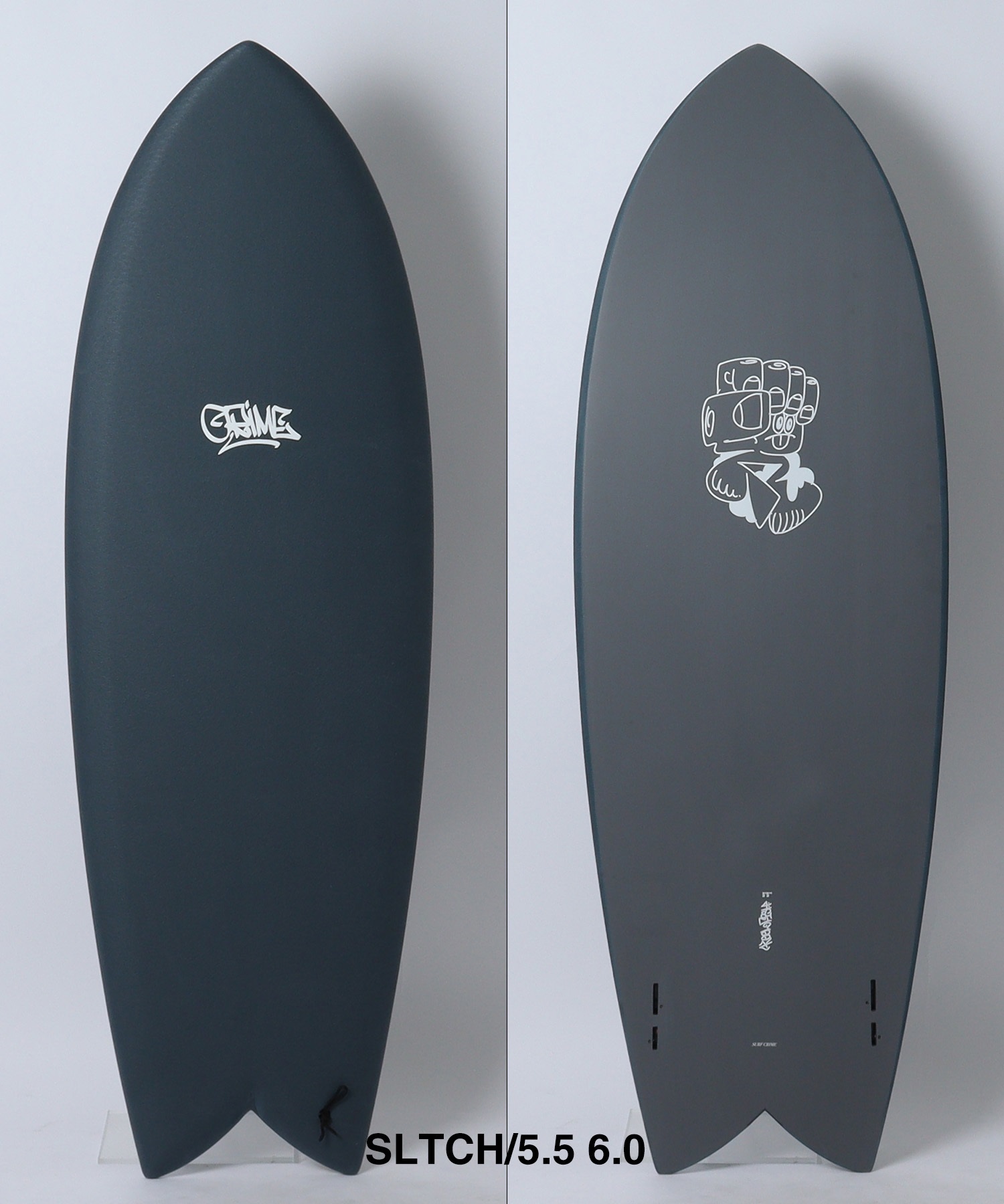 CRIME クライム キールフィッシュ ショートボード ソフトボード サーフボード(CHSLT-6.05ft)