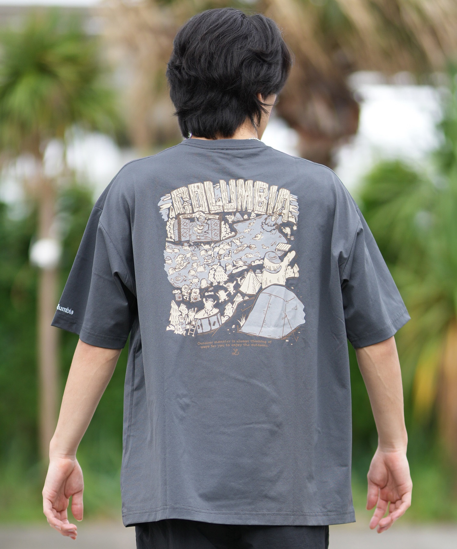 columbia コロンビア 半袖 Tシャツ メンズ 冷却機能搭載ポリ100