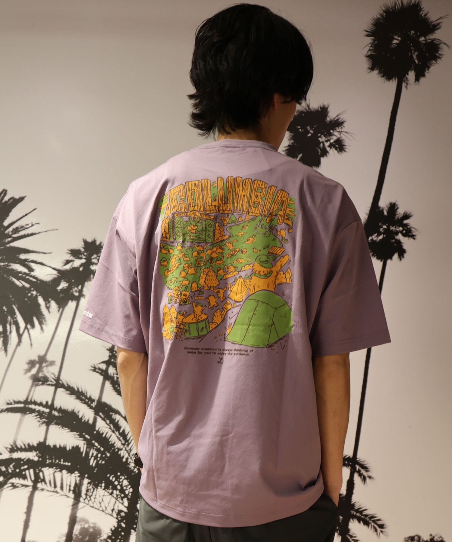 columbia コロンビア 半袖 Tシャツ メンズ 冷却機能搭載ポリ100