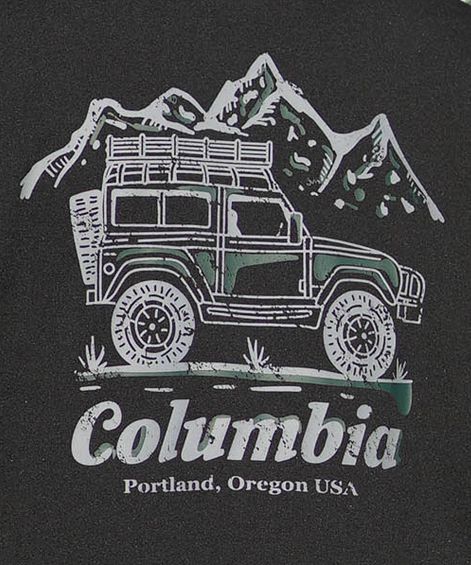 Columbia コロンビア 半袖 Tシャツ メンズ バックプリント 吸湿速乾 UVカット 水陸両用 PM0938 ムラサキスポーツ限定(039-S)