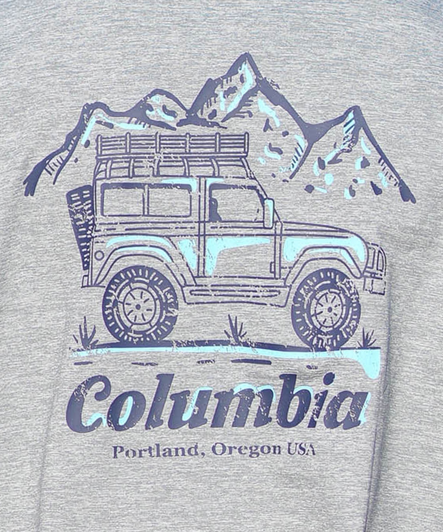 Columbia コロンビア 半袖 Tシャツ メンズ バックプリント 吸湿速乾 UVカット 水陸両用 PM0938 ムラサキスポーツ限定(039-S)