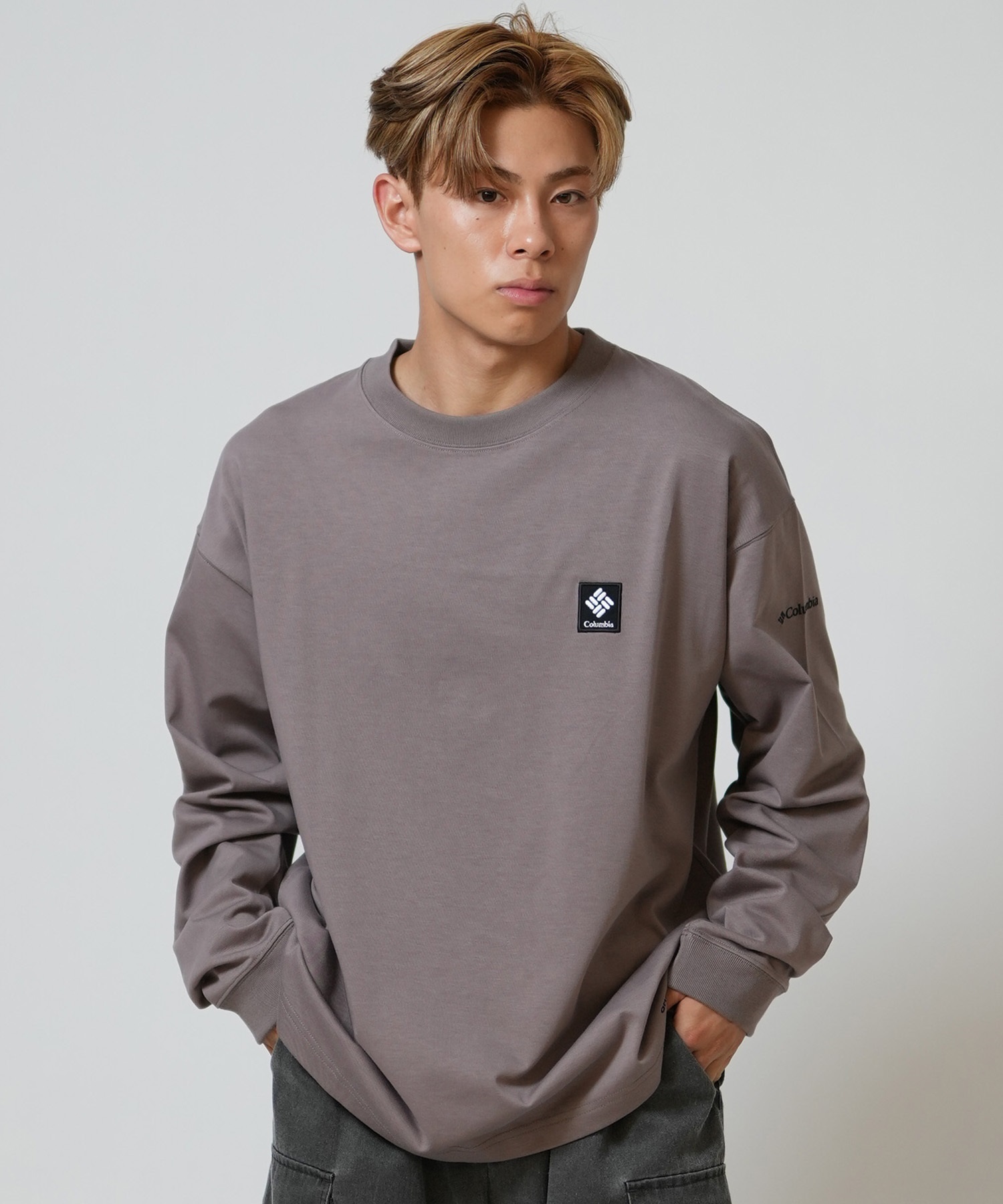 Columbia コロンビア 長袖 Tシャツ ロンT メンズ バックプリント