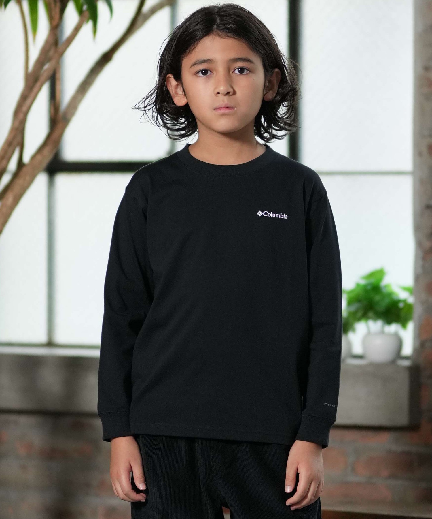 columbia コロンビア 長袖 Tシャツ ロンT キッズ 子供 中綿 防水 Y