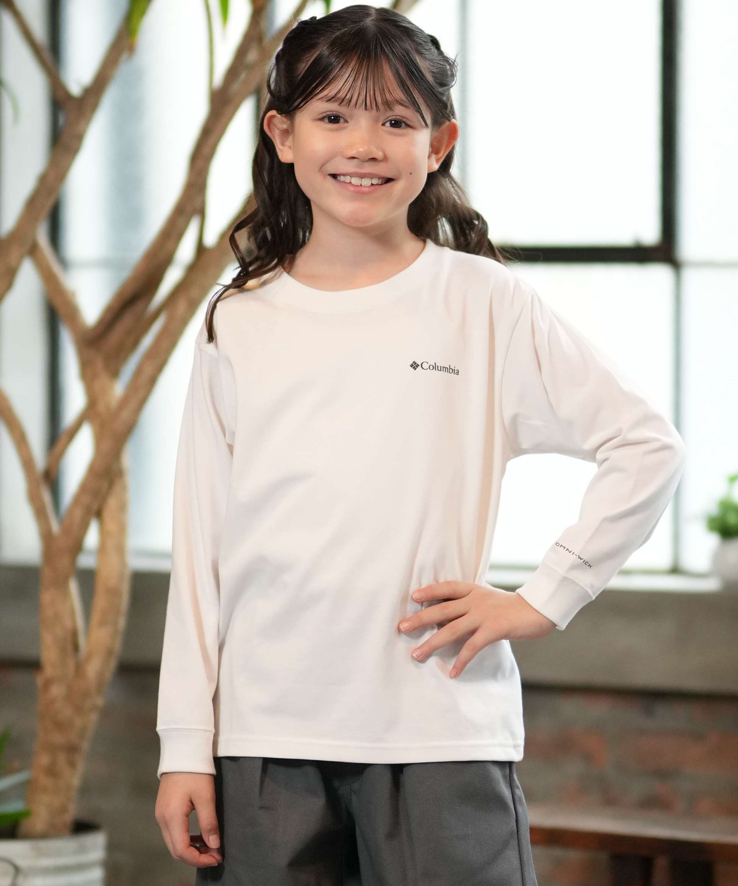 ptp ロンT 再販なし columbia コロンビア 長袖 Tシャツ ロンT キッズ 子供 中綿 防水 Y