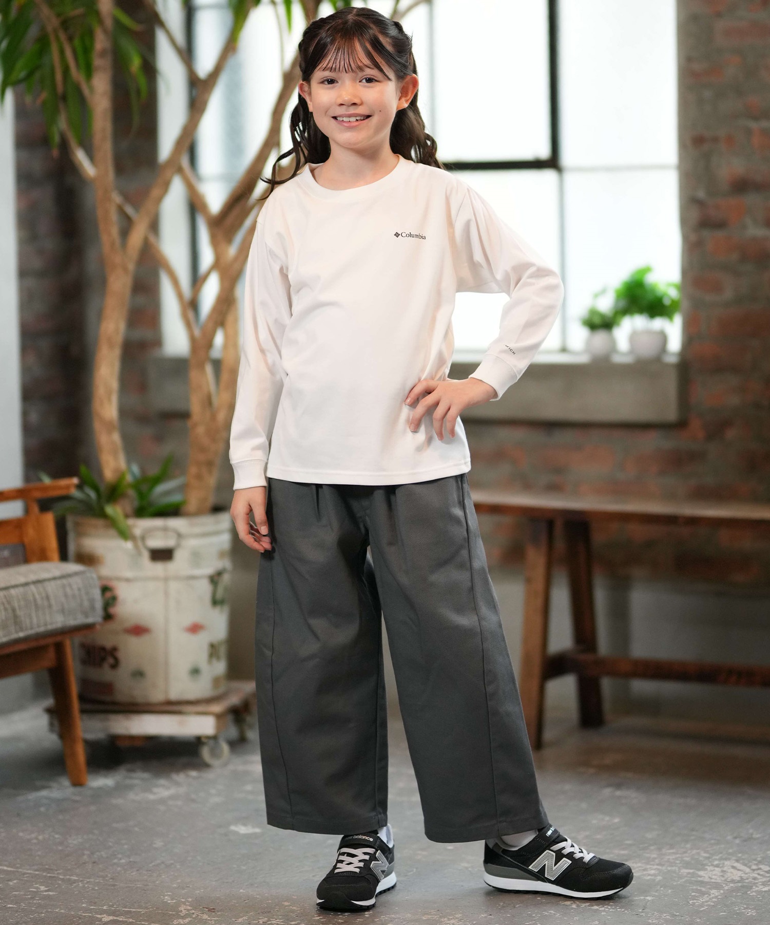 columbia コロンビア 長袖 Tシャツ ロンT キッズ 子供 中綿 防水 Y