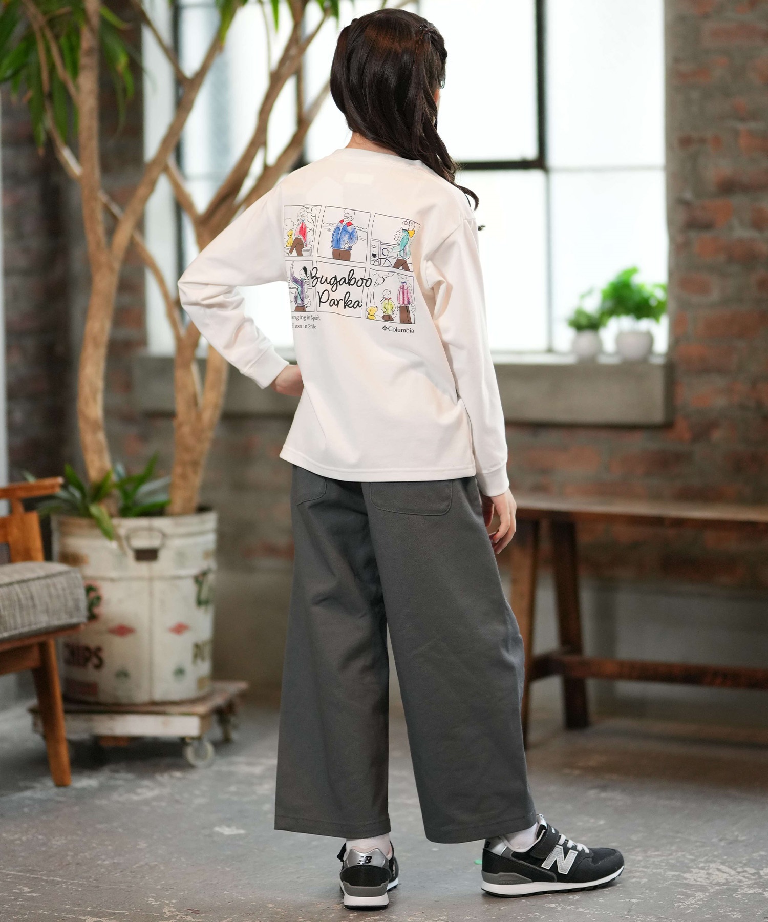columbia コロンビア 長袖 Tシャツ ロンT キッズ 子供 中綿 防水 Y