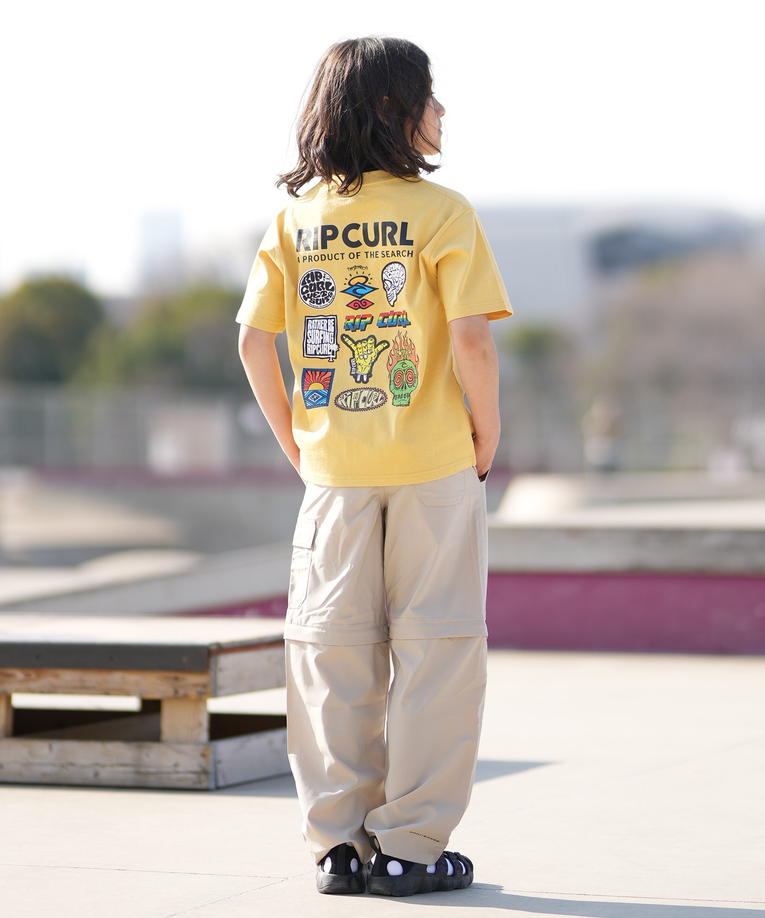Columbia コロンビア ロングパンツ キッズ ジュニア 子供 2WAY Silver
