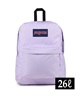 JANSPORT ジャンスポーツ バックパック リュック メンズ レディース サイドポケット SUPERBREAK PLUS JS0A4QUE5M9(LILAC-26L)