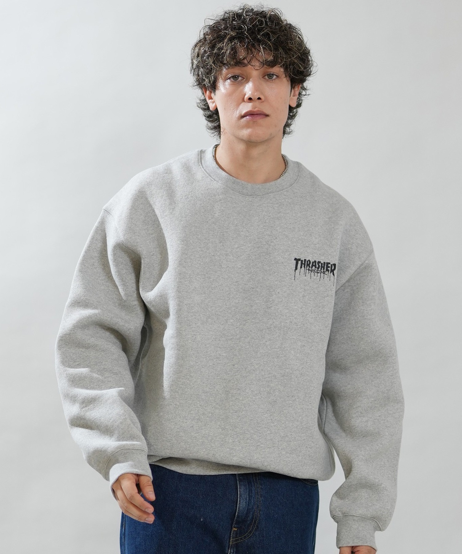 THRASHER スラッシャー トレーナー スウェット メンズ 裏起毛 450gCVC