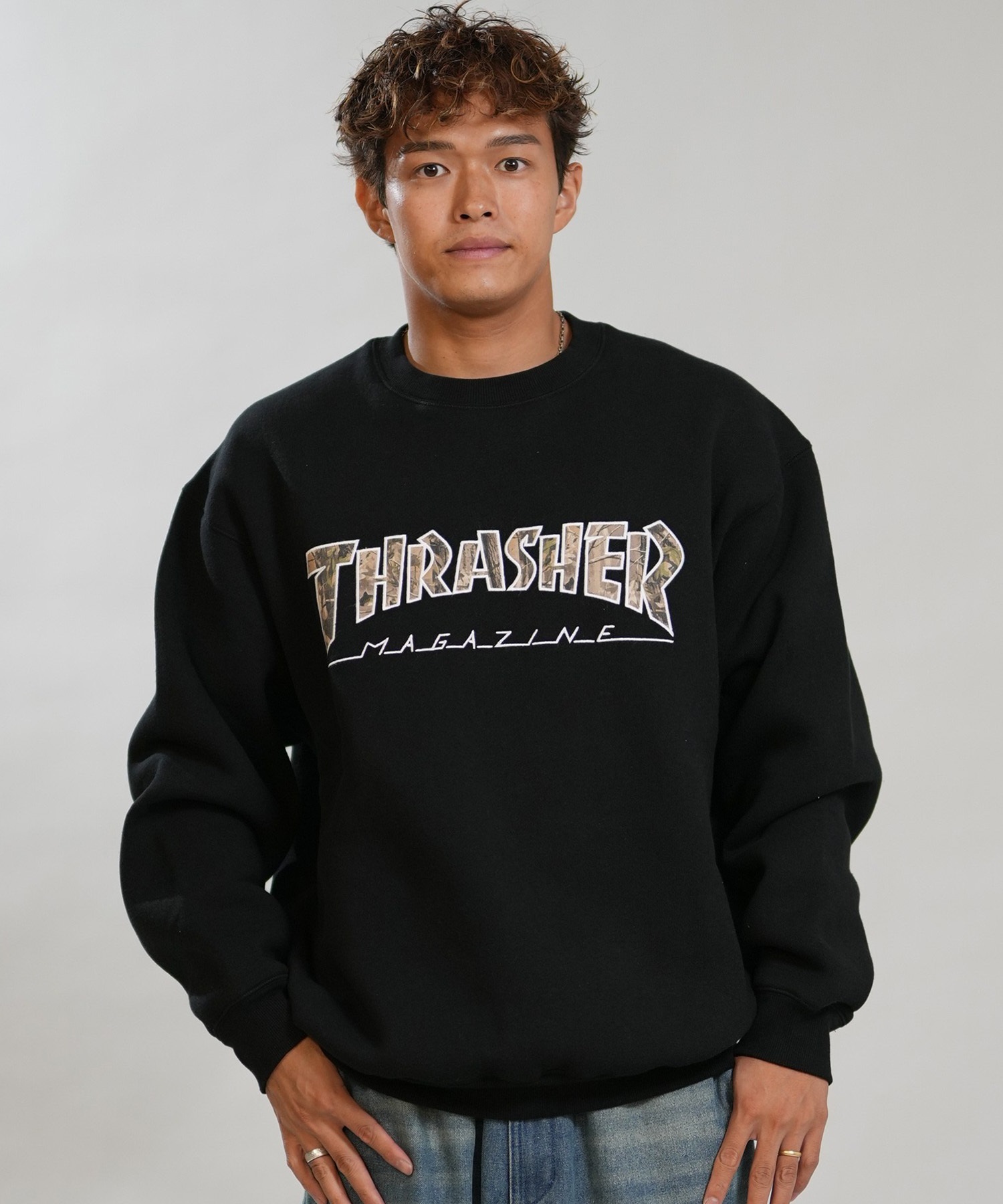 THRASHER スラッシャー トレーナー スウェット メンズ 裏起毛 450gCVC