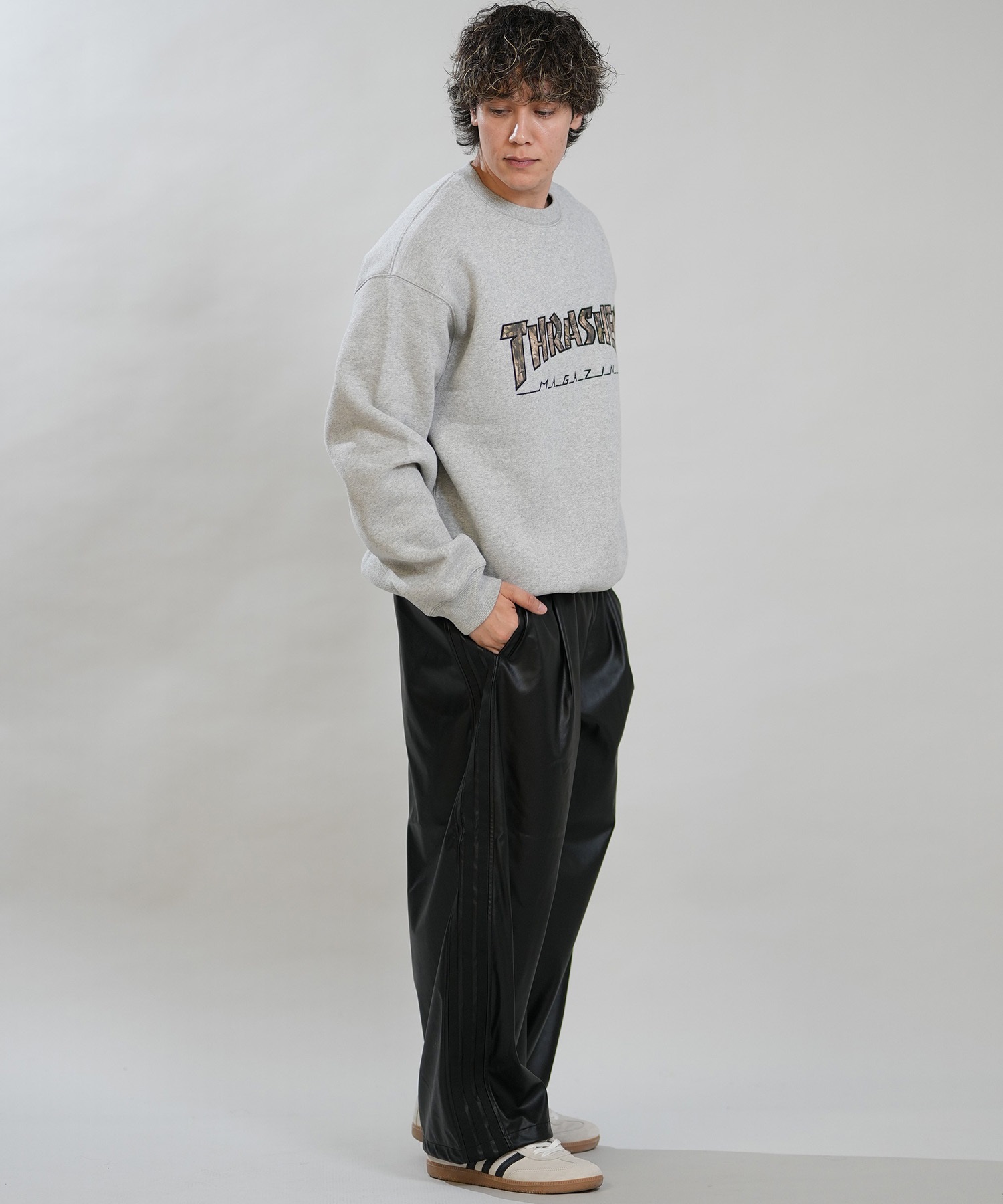 THRASHER スラッシャー トレーナー スウェット メンズ 裏起毛 450gCVC