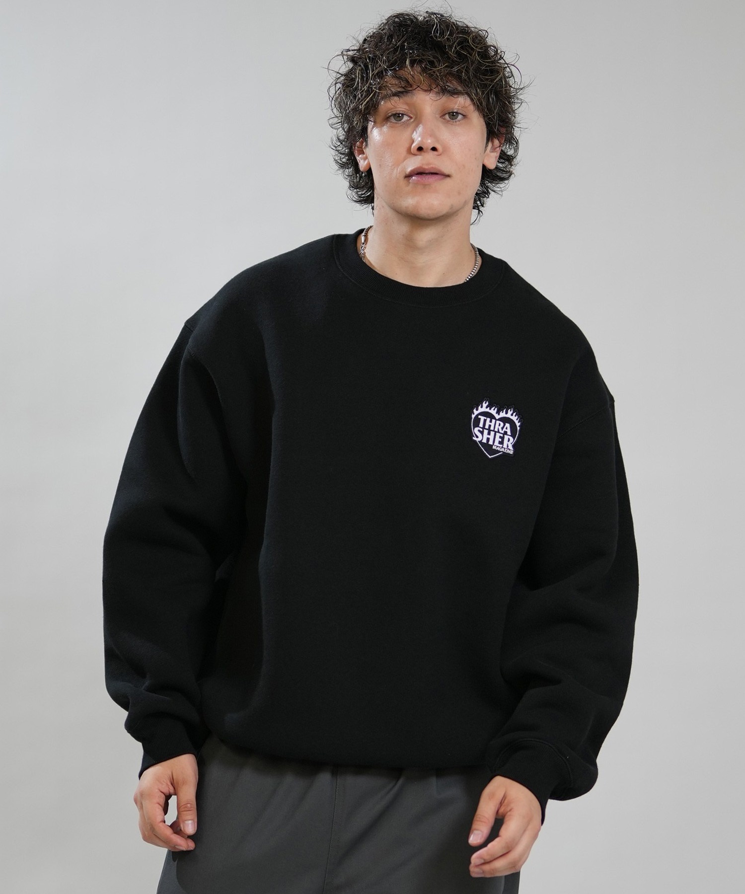 THRASHER スラッシャー トレーナー スウェット メンズ 裏起毛 450gCVC