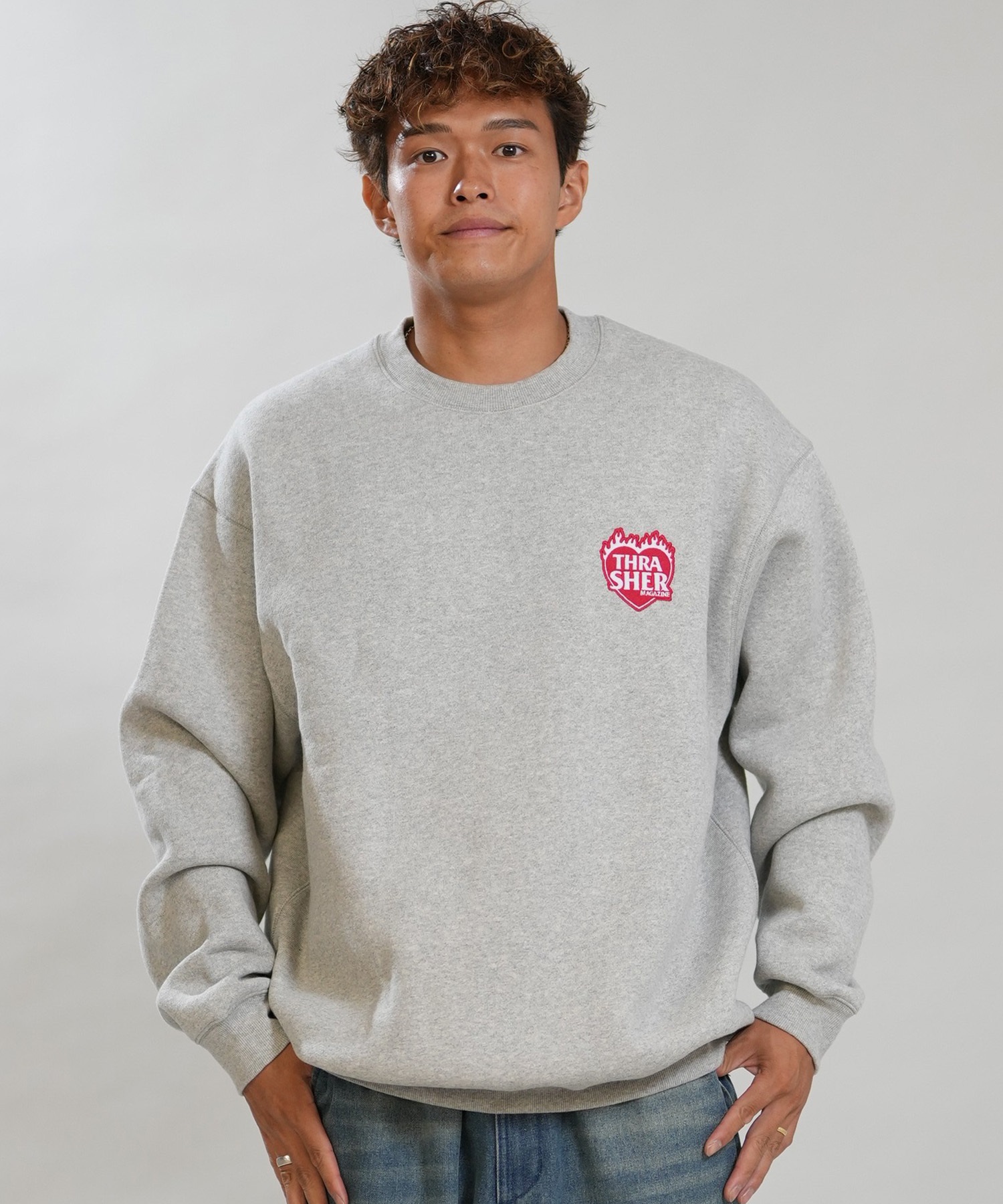 THRASHER スラッシャー トレーナー スウェット メンズ 裏起毛 450gCVC