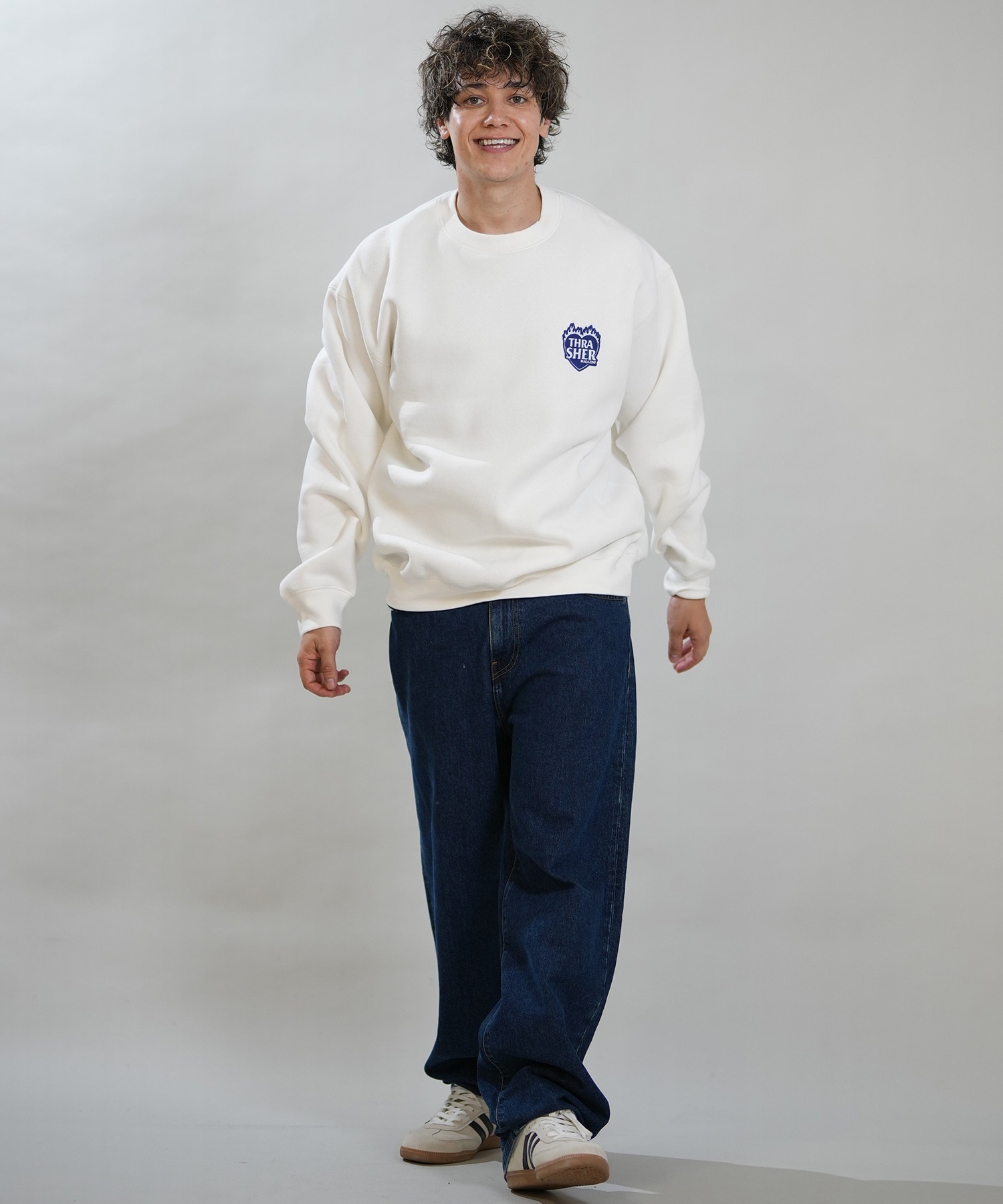 THRASHER スラッシャー トレーナー スウェット メンズ 裏起毛 450gCVC