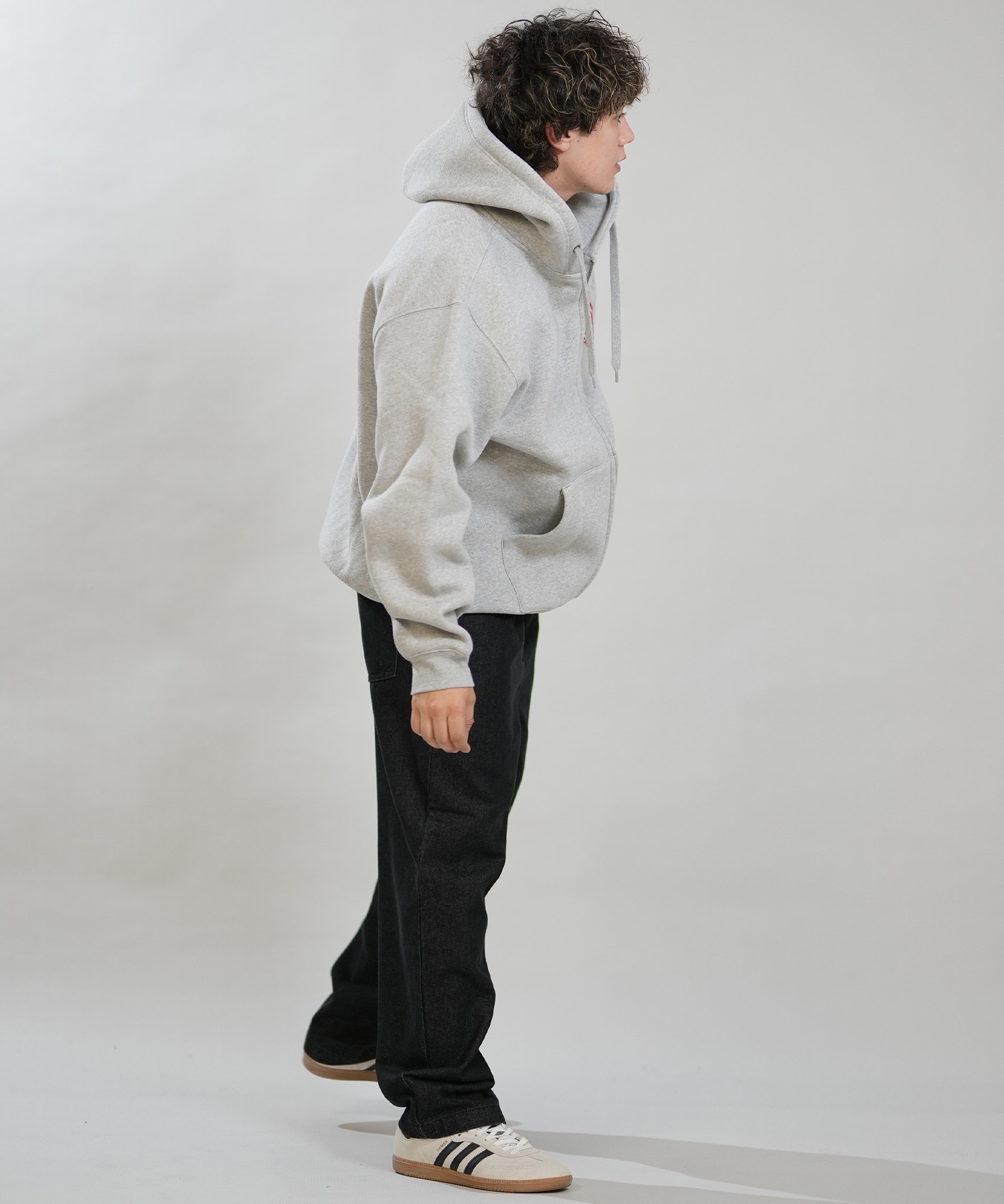 THRASHER スラッシャー ジップアップ パーカー フーディー メンズ 裏