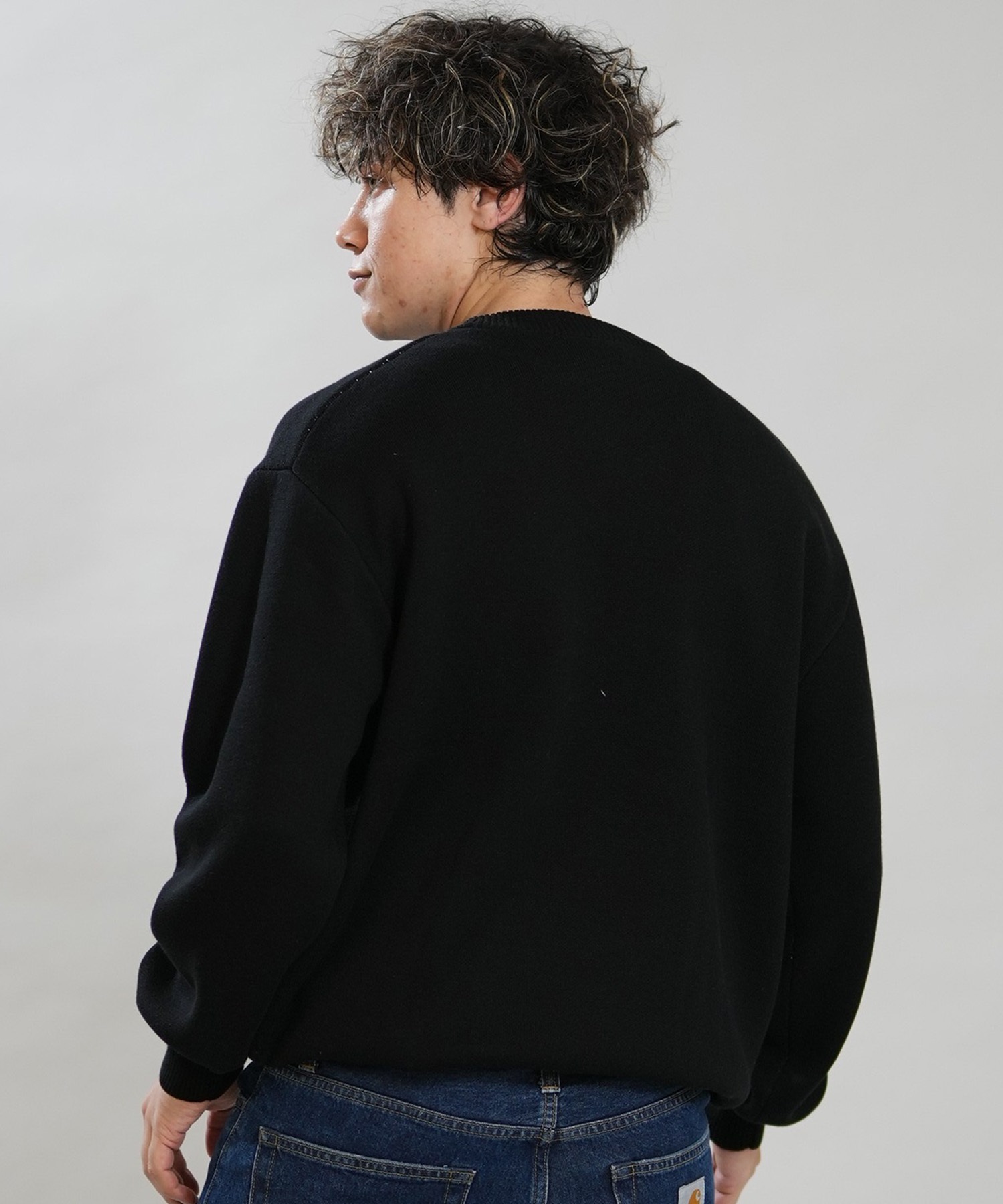 THRASHER スラッシャー ニット セーター メンズ ロゴ JQDニット