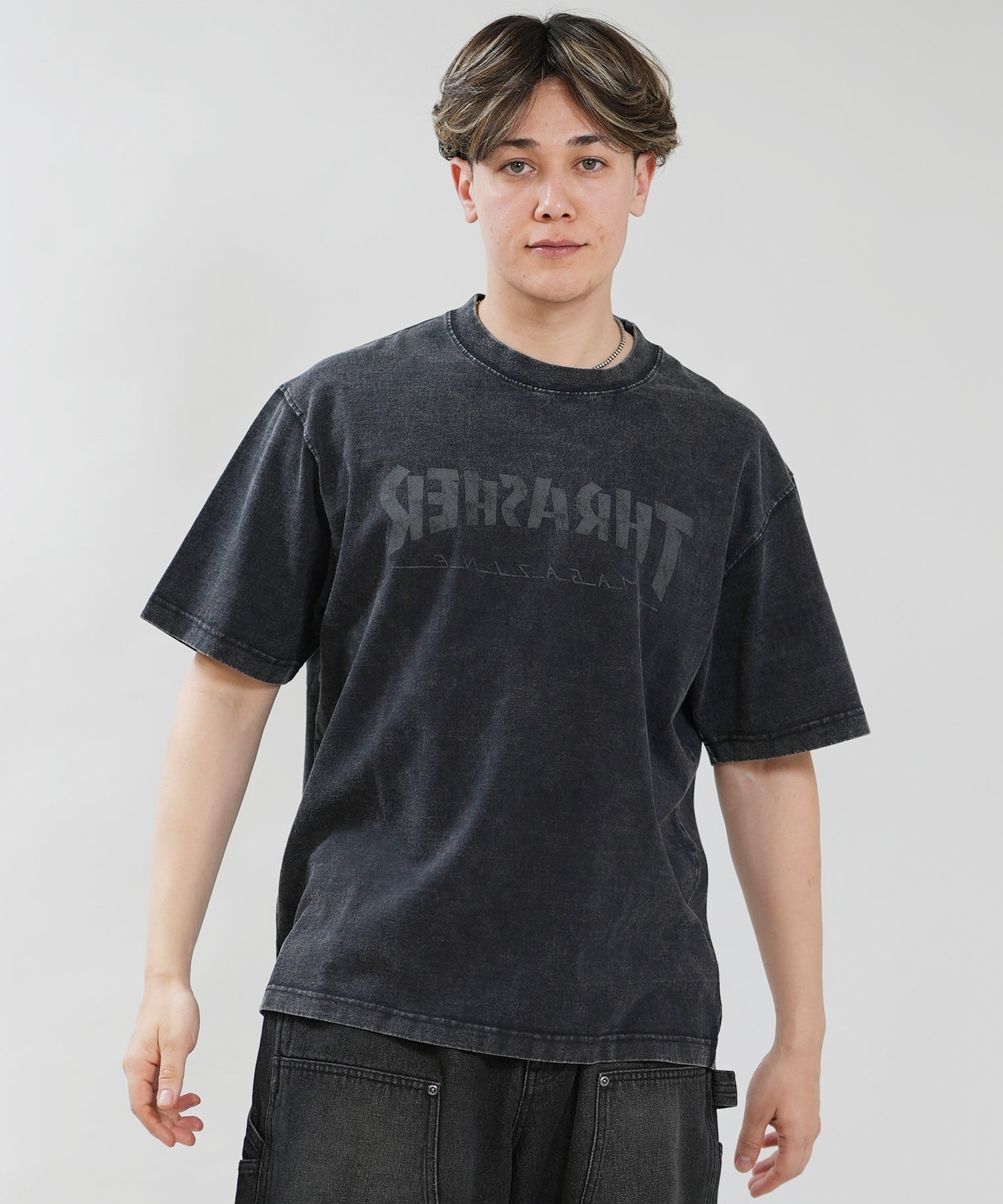 THRASHER スラッシャー 半袖 Tシャツ メンズ フロントプリント ロゴ