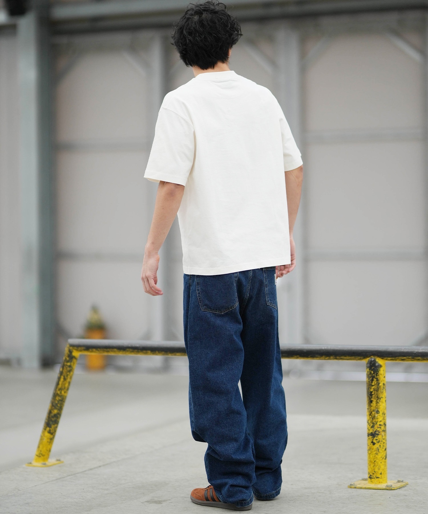 パンツ stein Oversized Half Sleeve Jump Suit S THRASHER スラッシャー 半袖 Tシャツ メンズ フロントプリント ロゴ