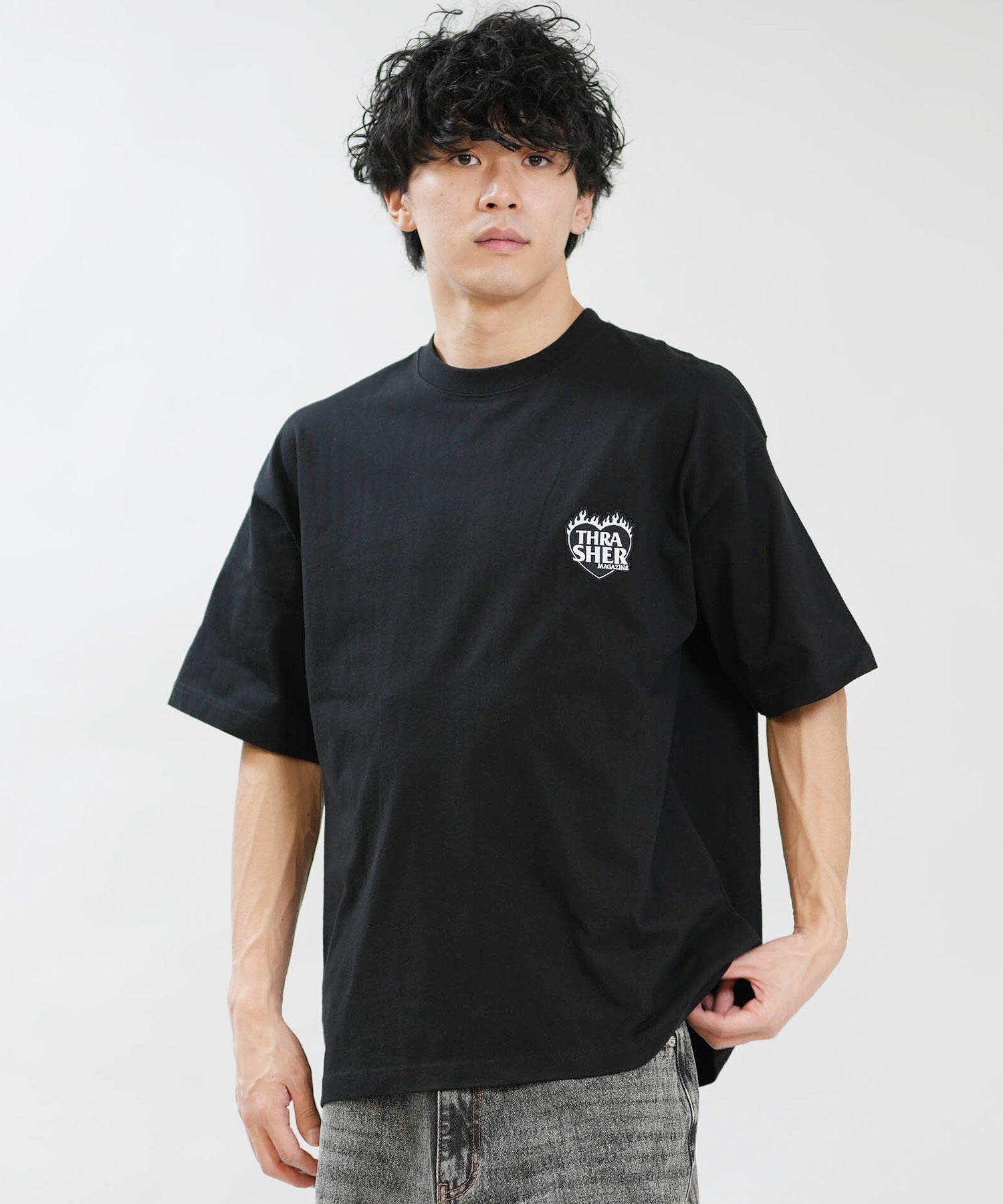 THRASHER スラッシャー 半袖 Tシャツ メンズ ワンポイント ロゴ