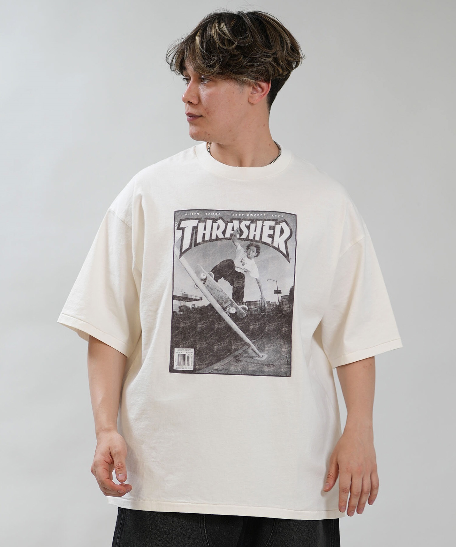 THRASHER スラッシャー 半袖 Tシャツ メンズ フロントプリント バック