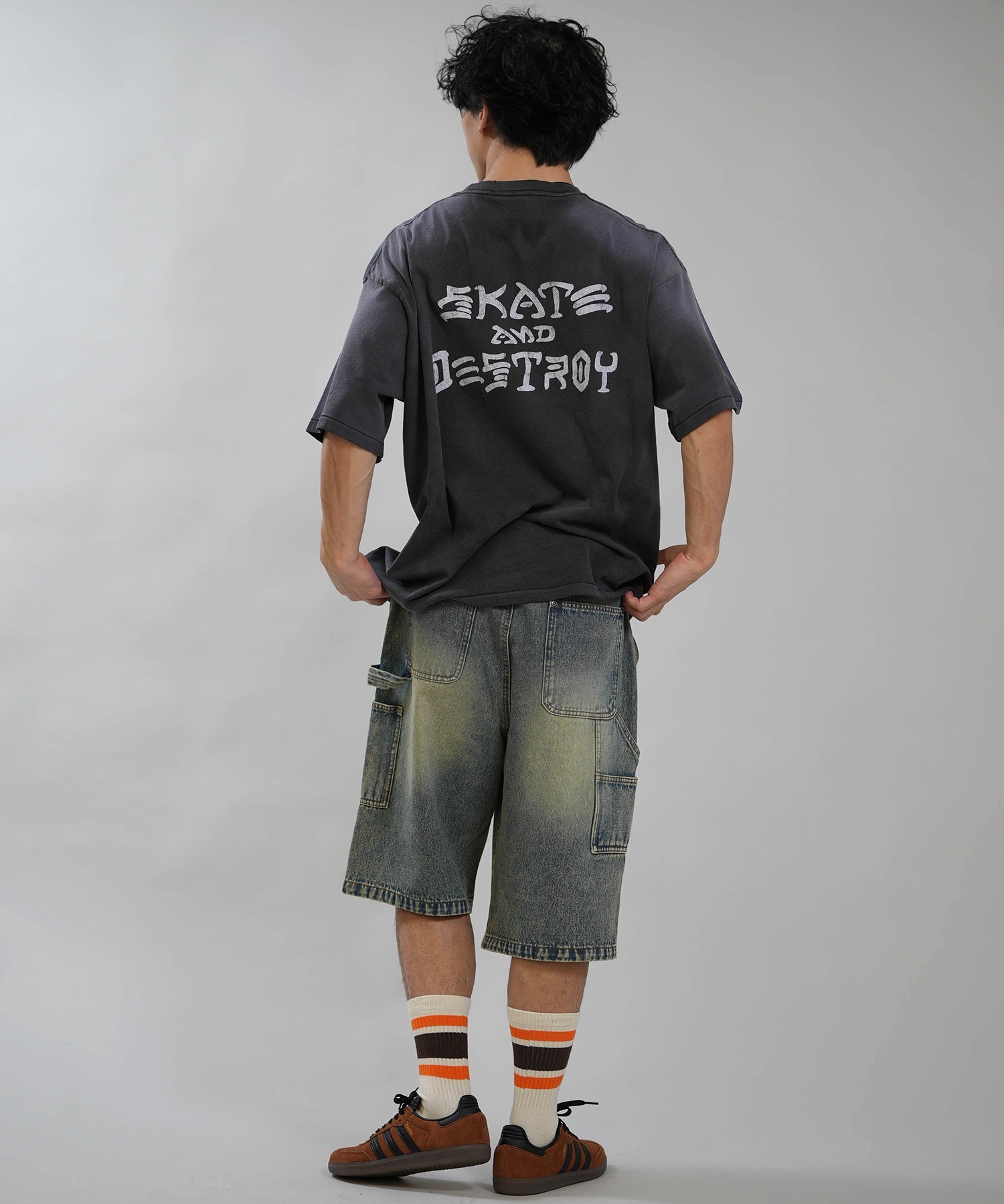 THRASHER スラッシャー 半袖 Tシャツ メンズ フロントプリント バック