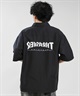THRASHER スラッシャー 半袖 シャツ メンズ バックプリント 古着風 ヴィンテージ加工 262TH1SH090(GRY-M)