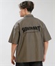 THRASHER スラッシャー 半袖 シャツ メンズ バックプリント 古着風 ヴィンテージ加工 262TH1SH090(GRY-M)