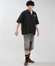 THRASHER スラッシャー 半袖 シャツ メンズ バックプリント 古着風 ヴィンテージ加工 262TH1SH090(GRY-M)