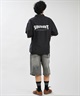 THRASHER スラッシャー 半袖 シャツ メンズ バックプリント 古着風 ヴィンテージ加工 262TH1SH090(GRY-M)