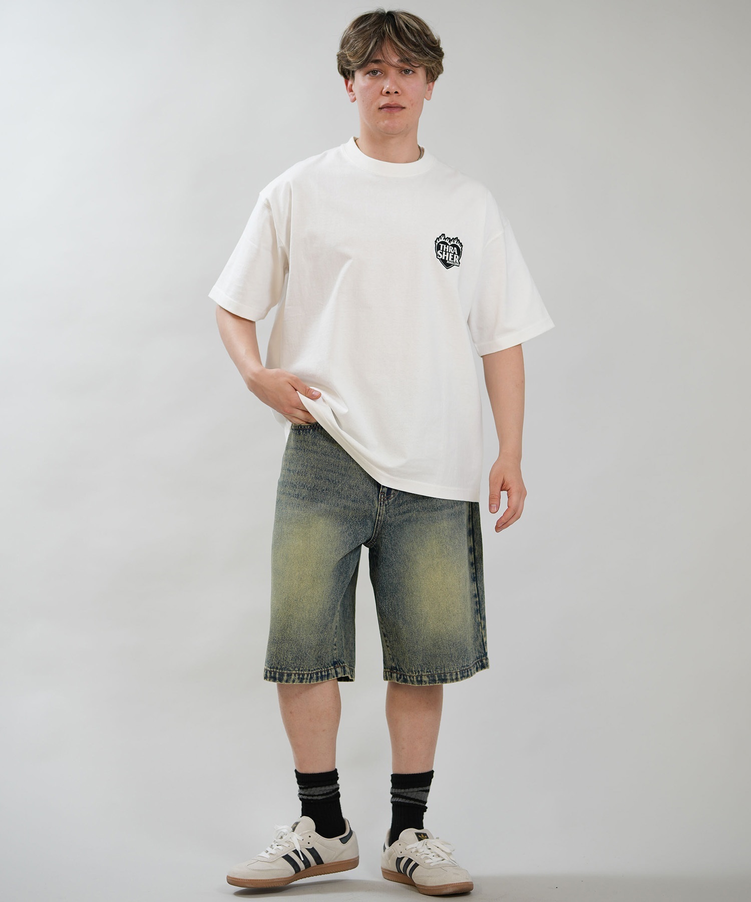 THRASHER スラッシャー ハーフパンツ ショートパンツ メンズ ショーツ