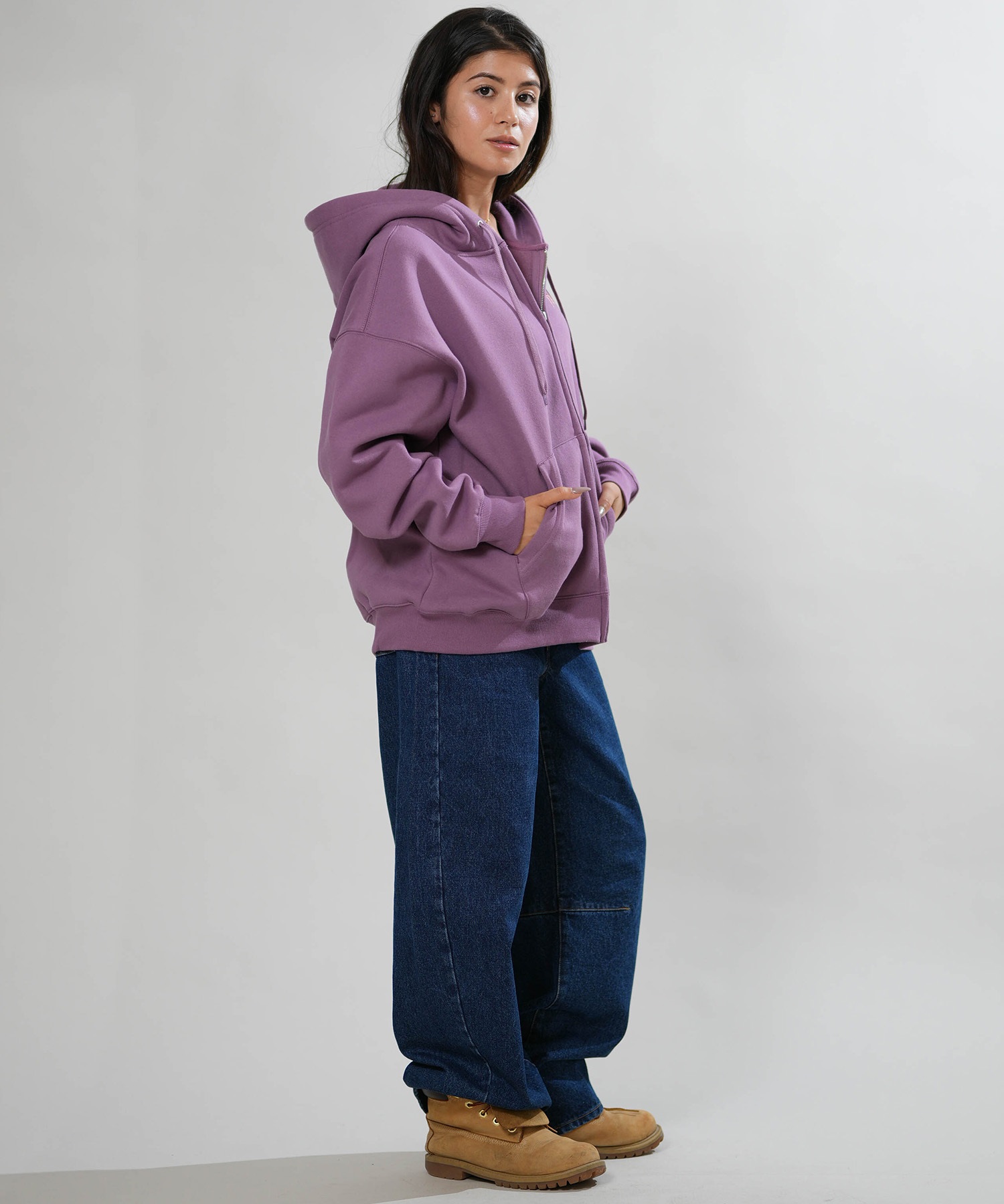 THRASHER スラッシャー ジップアップ パーカー フーディー レディース