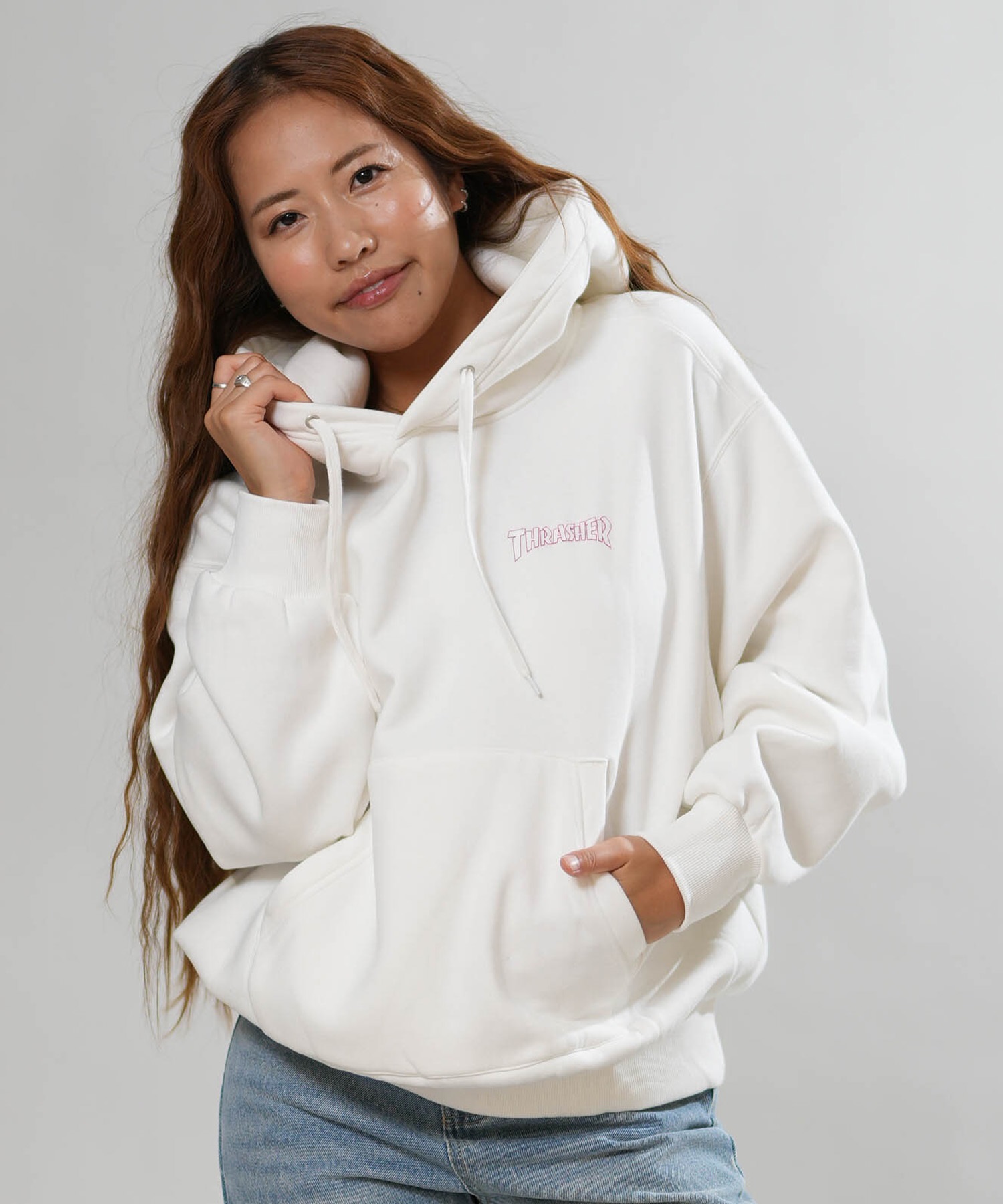 THRASHER スラッシャー プルオーバー パーカー フーディー レディース