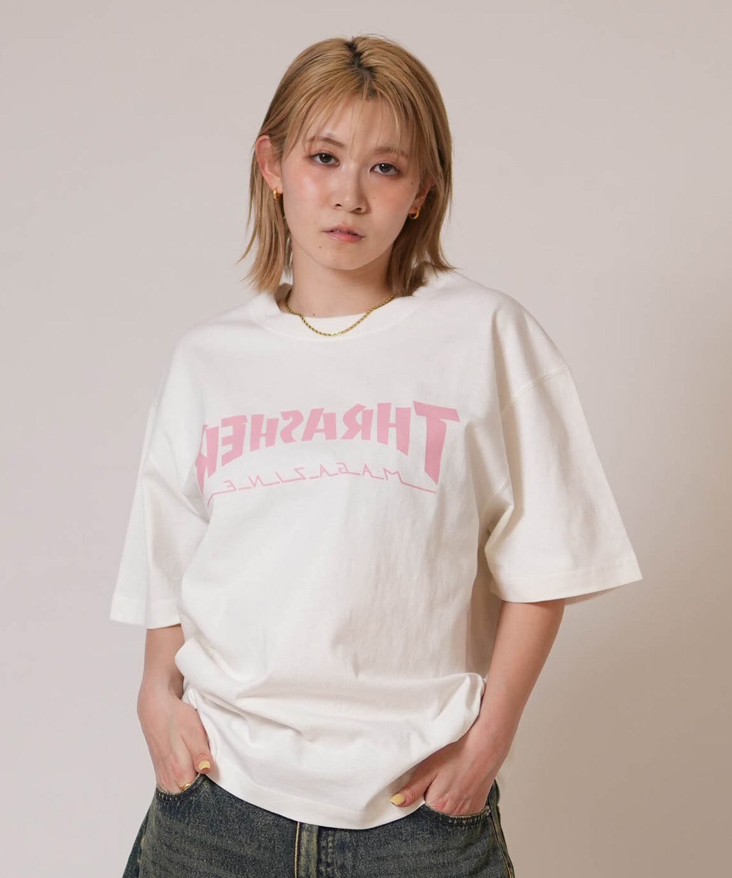 THRASHER スラッシャー 半袖 Tシャツ レディース プリントSSTEE