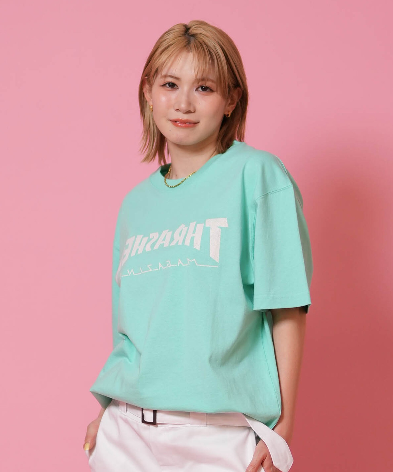 THRASHER スラッシャー 半袖 Tシャツ レディース プリントSSTEE