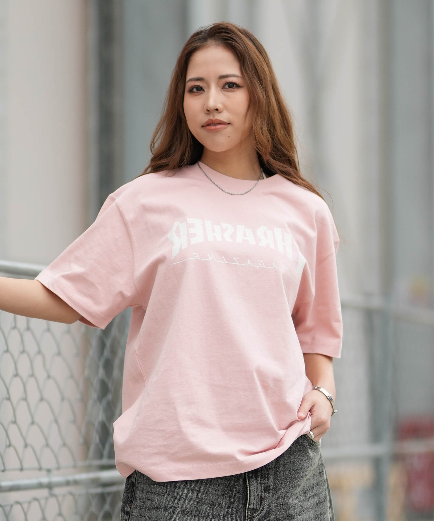 THRASHER スラッシャー 半袖 Tシャツ レディース プリントSSTEE
