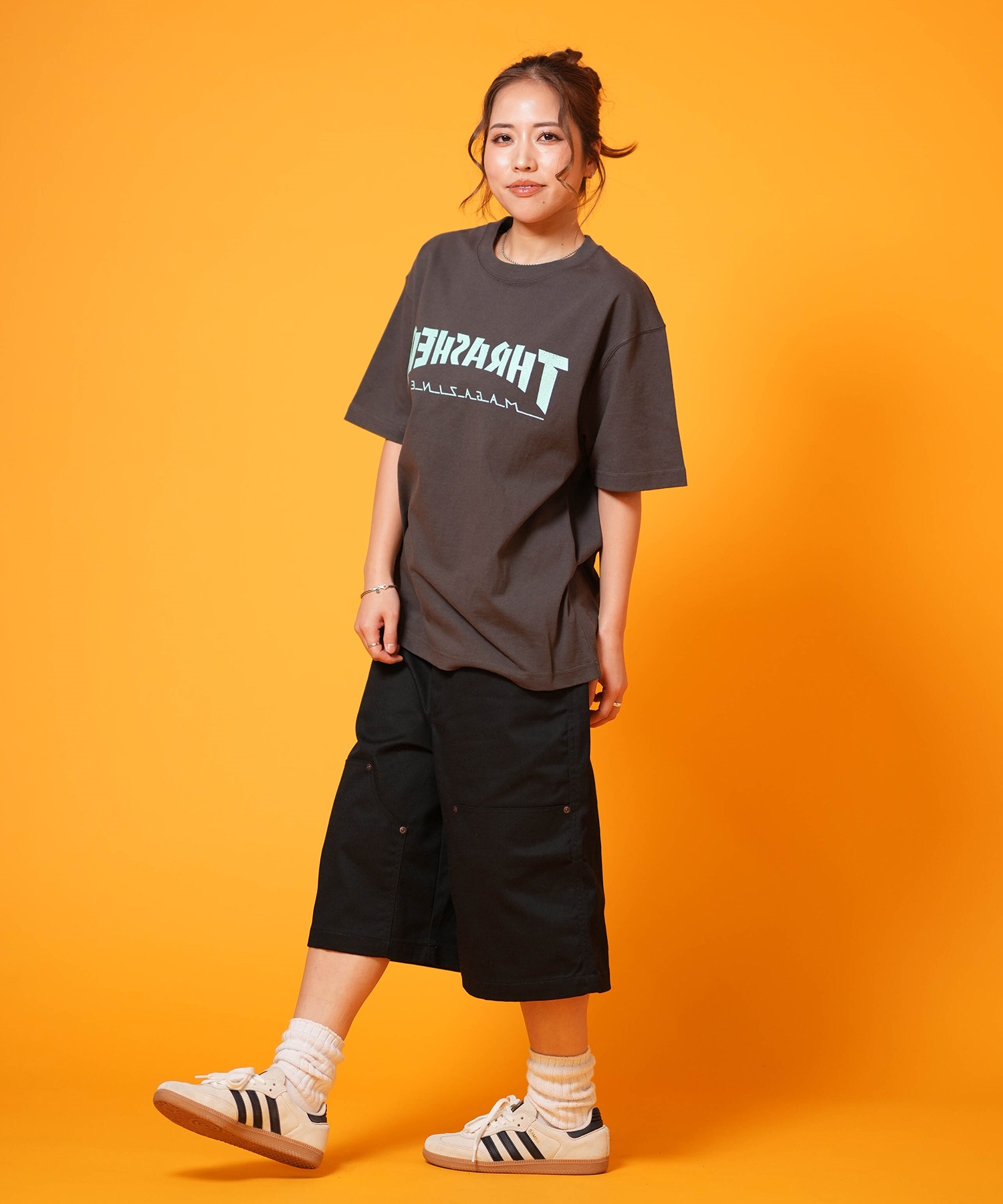 THRASHER スラッシャー 半袖 Tシャツ レディース プリントSSTEE