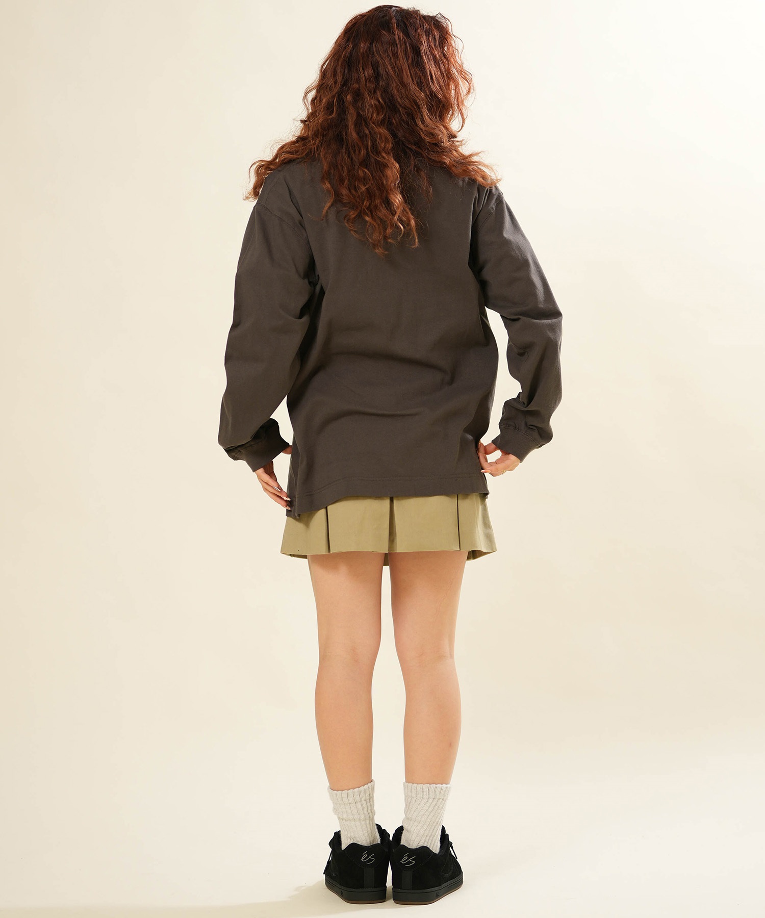 THRASHER スラッシャー 長袖 Tシャツ ロンT レディース ラインストーン