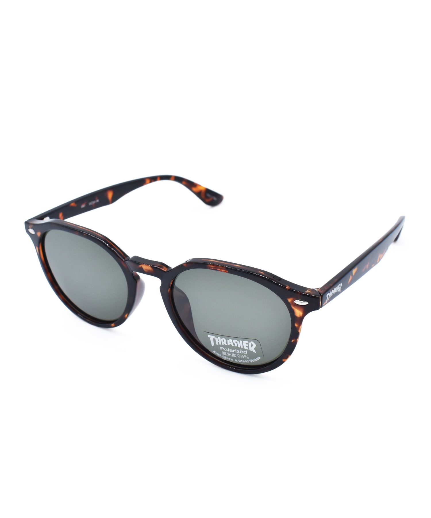 THRASHER スラッシャー サングラス 偏光レンズ CAIN 1047 ｜ムラサキ